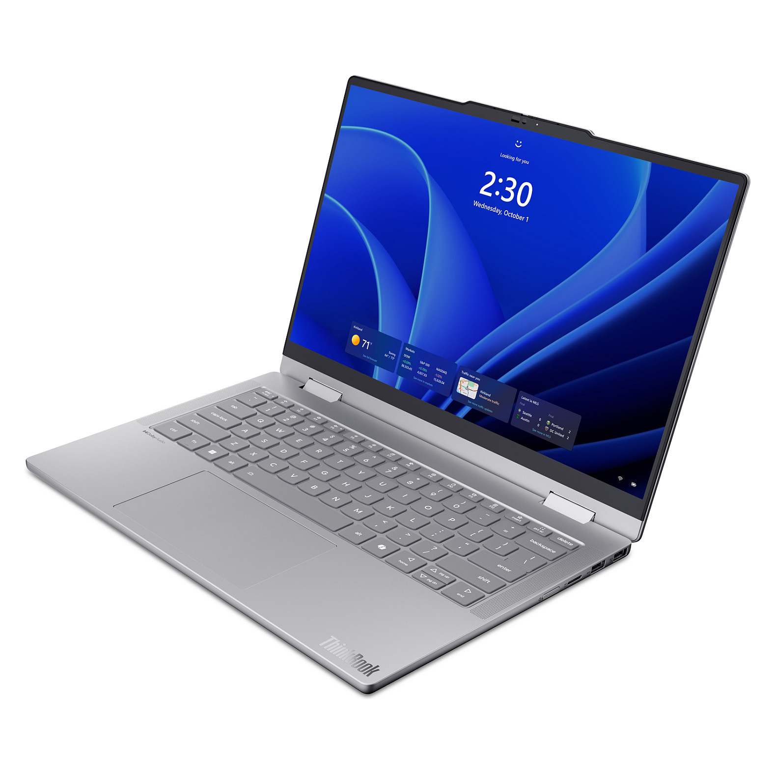 Laptop Lenovo ThinkBook 14 2in1 G6 / Ultra 7 355 / 32GB DDR5 / 512GB / 14" WUXGA IPS Touch 60Hz / Intel Graphics / DE - Gri - Figura 4