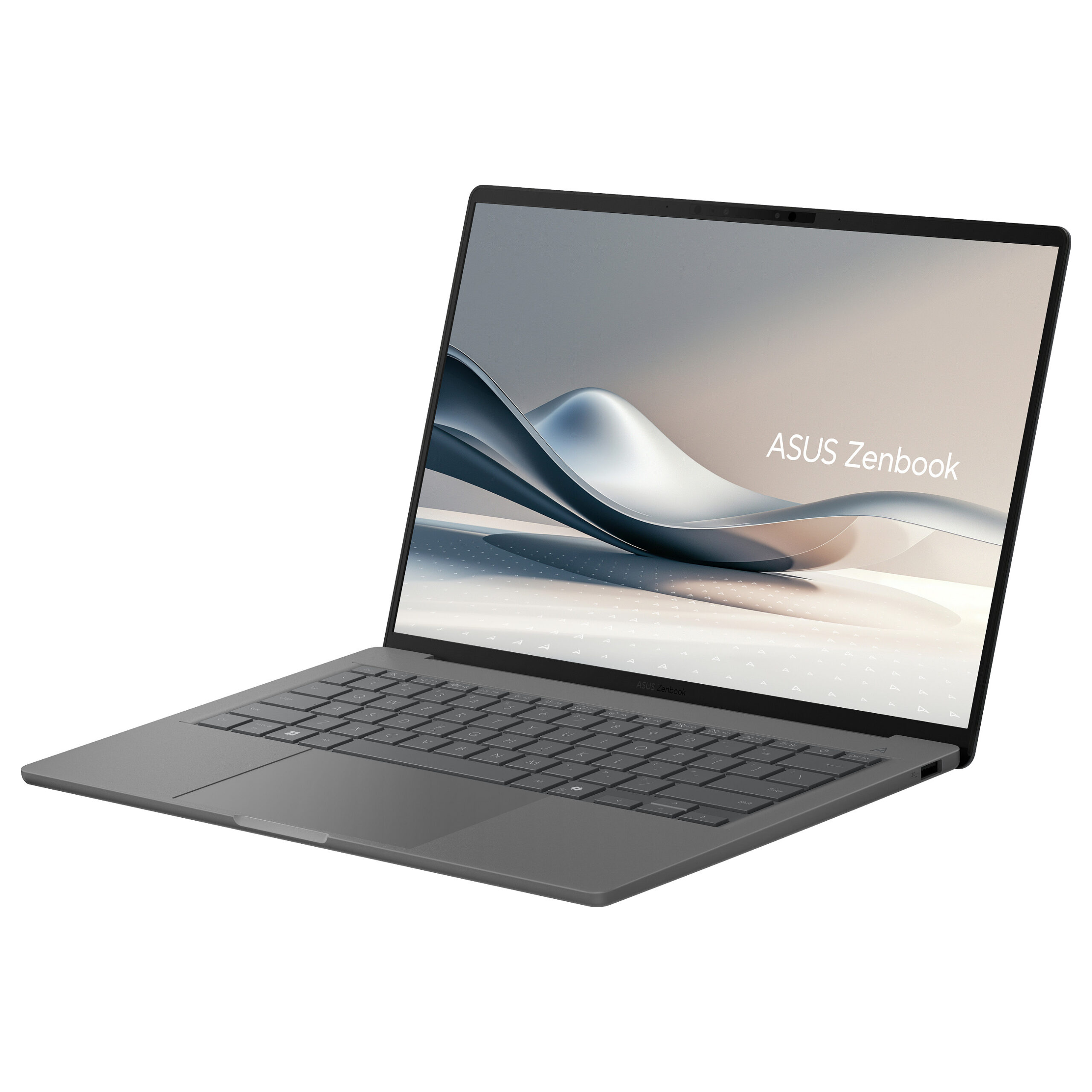 Laptop Asus Zenbook A14 UX3407QA-QD496W / Snapdragon X1-26-100 / 32GB LPDDR5x / 1TB / 14" WUXGA OLED 60Hz / Qualcomm Adreno GPU / DE - Gri - Figura 3