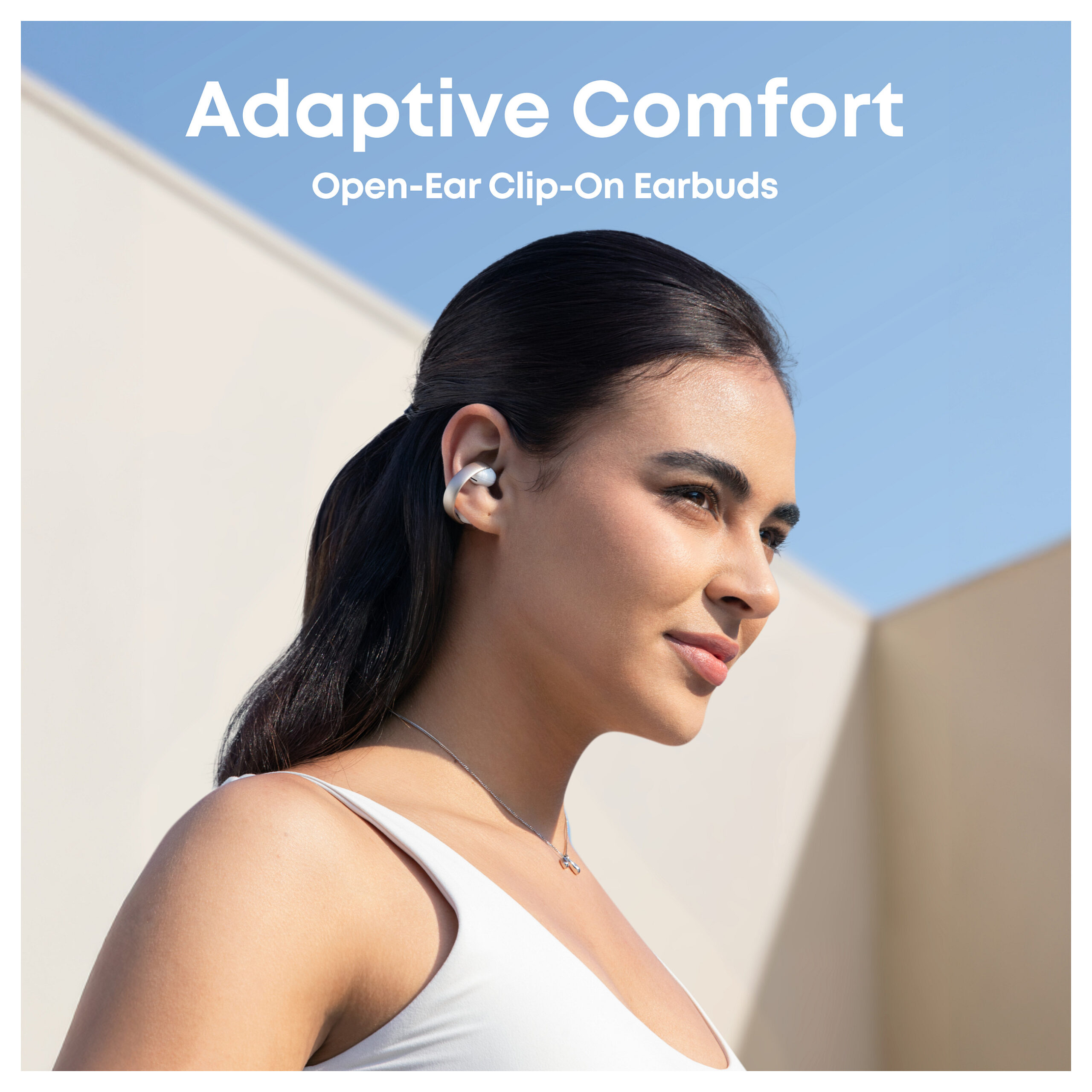 Kufje pa kabllo Anker Soundcore AeroClip Open-Ear Bluetooth - Bardhë/Ari - Figura 2