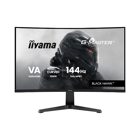 Monitor Gaming iiyama G-Master GC2781HSU-B1 / 27"/ Full HD VA / Curved / 144Hz / 1ms / HDMI+USB+DP - Zezë - Figura 3