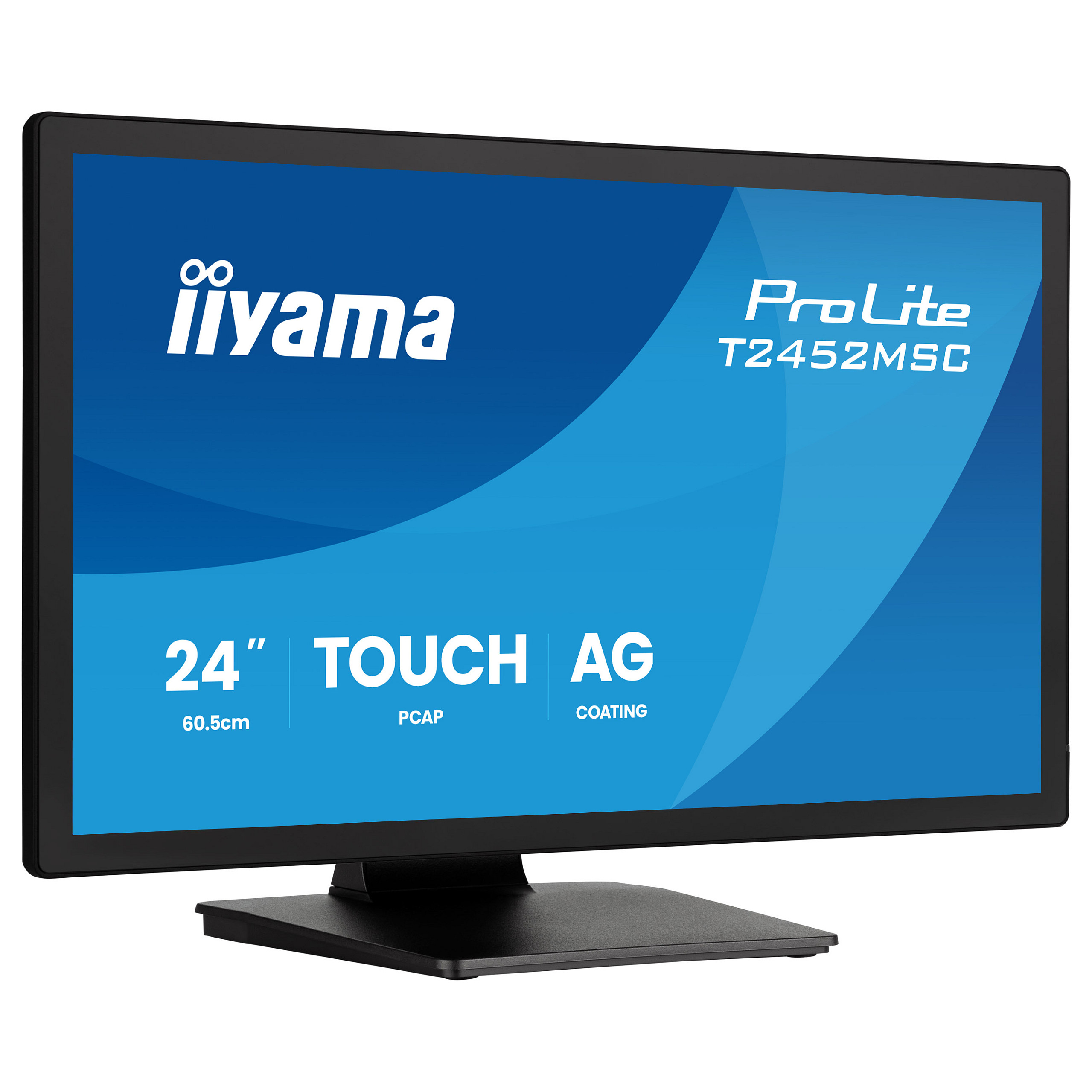 Monitor iiyama ProLite T2452MSC-B2AG / 24"/ Full HD IPS / Touch / 120Hz / 5ms / HDMI+DP+USB - Zezë - Figura 2