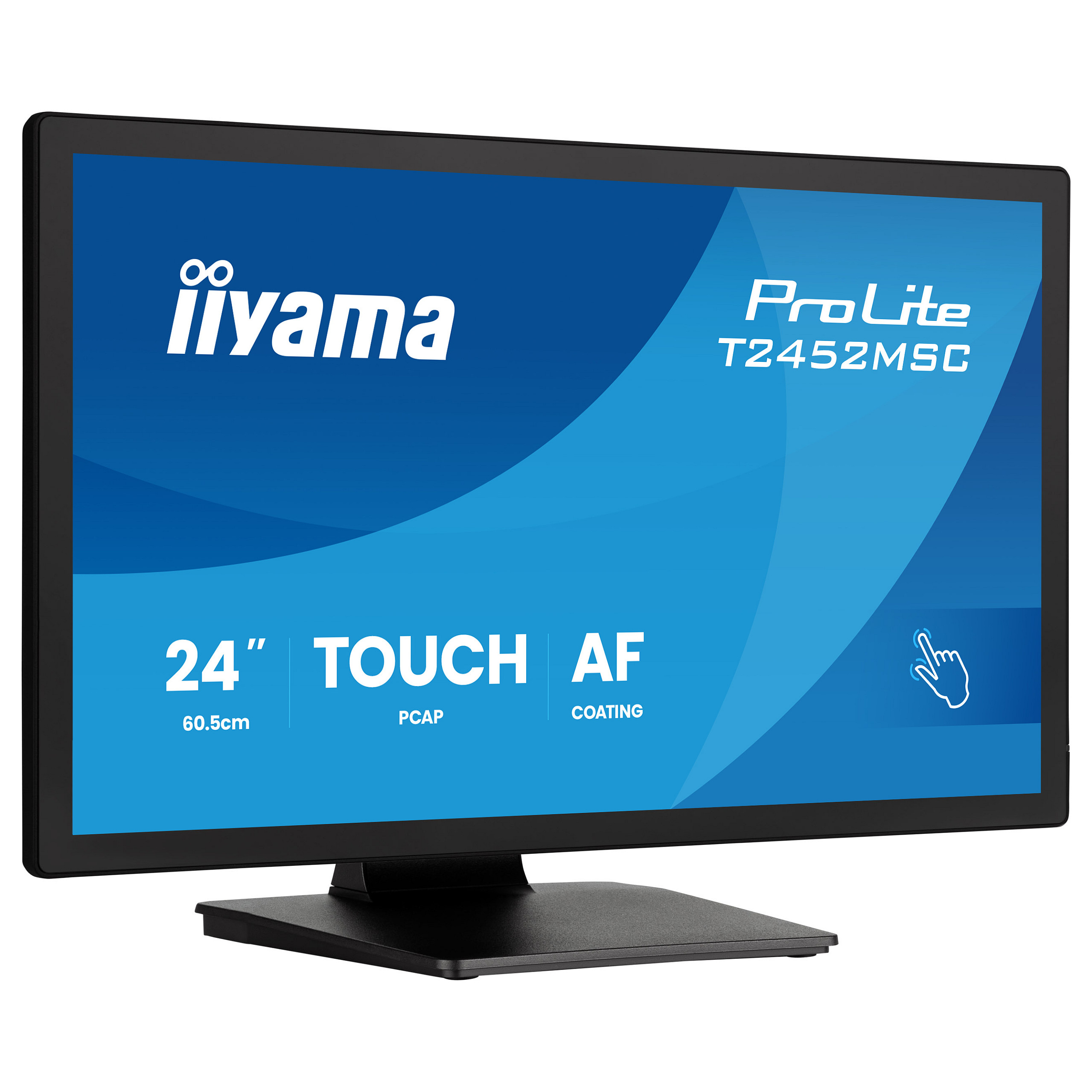 Monitor iiyama ProLite T2452MSC-B2 / 24"/ Full HD IPS / Touch / 120Hz / 5ms / HDMI+USB+DP - Zezë - Figura 2