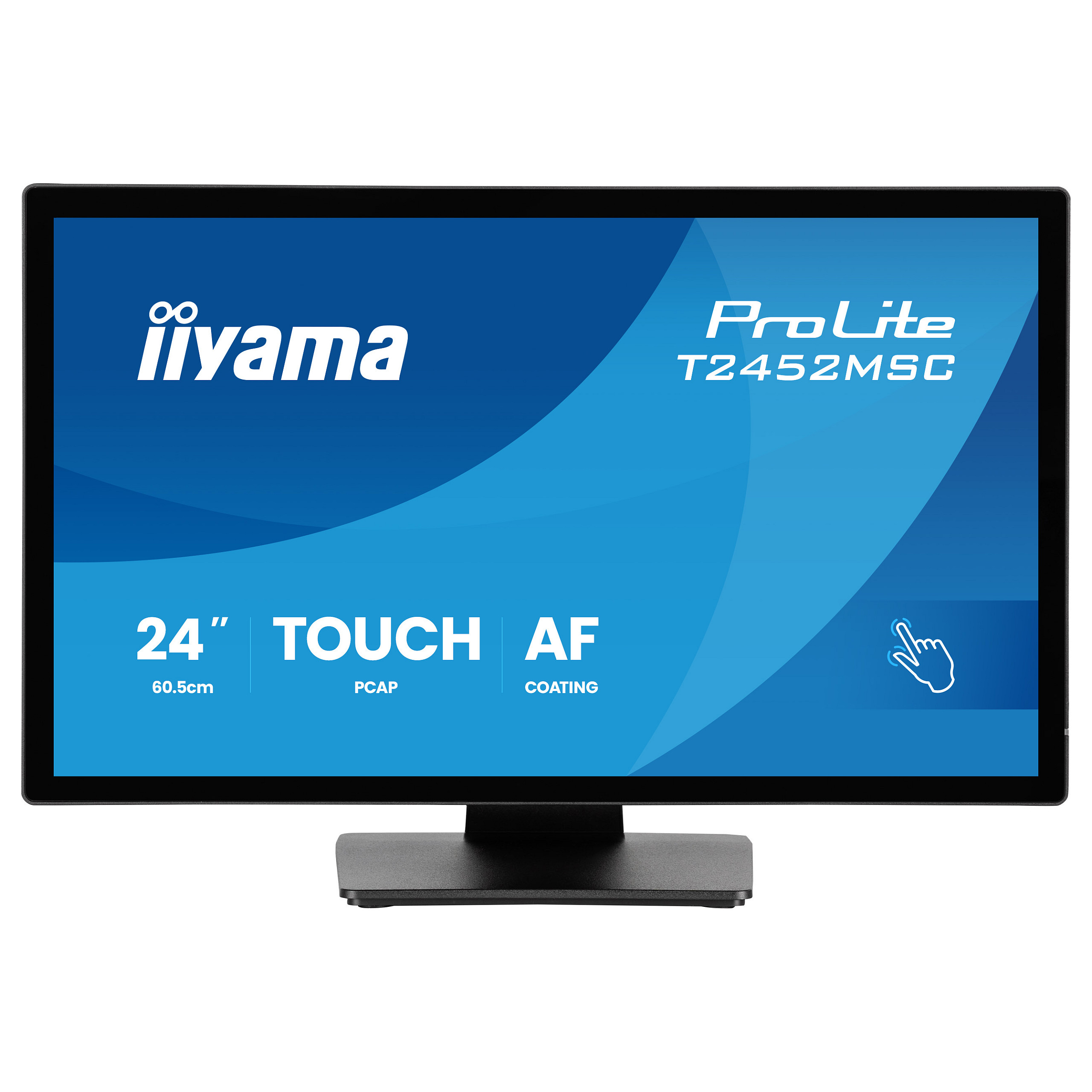Monitor iiyama ProLite T2452MSC-B2 / 24"/ Full HD IPS / Touch / 120Hz / 5ms / HDMI+USB+DP - Zezë - Figura 3