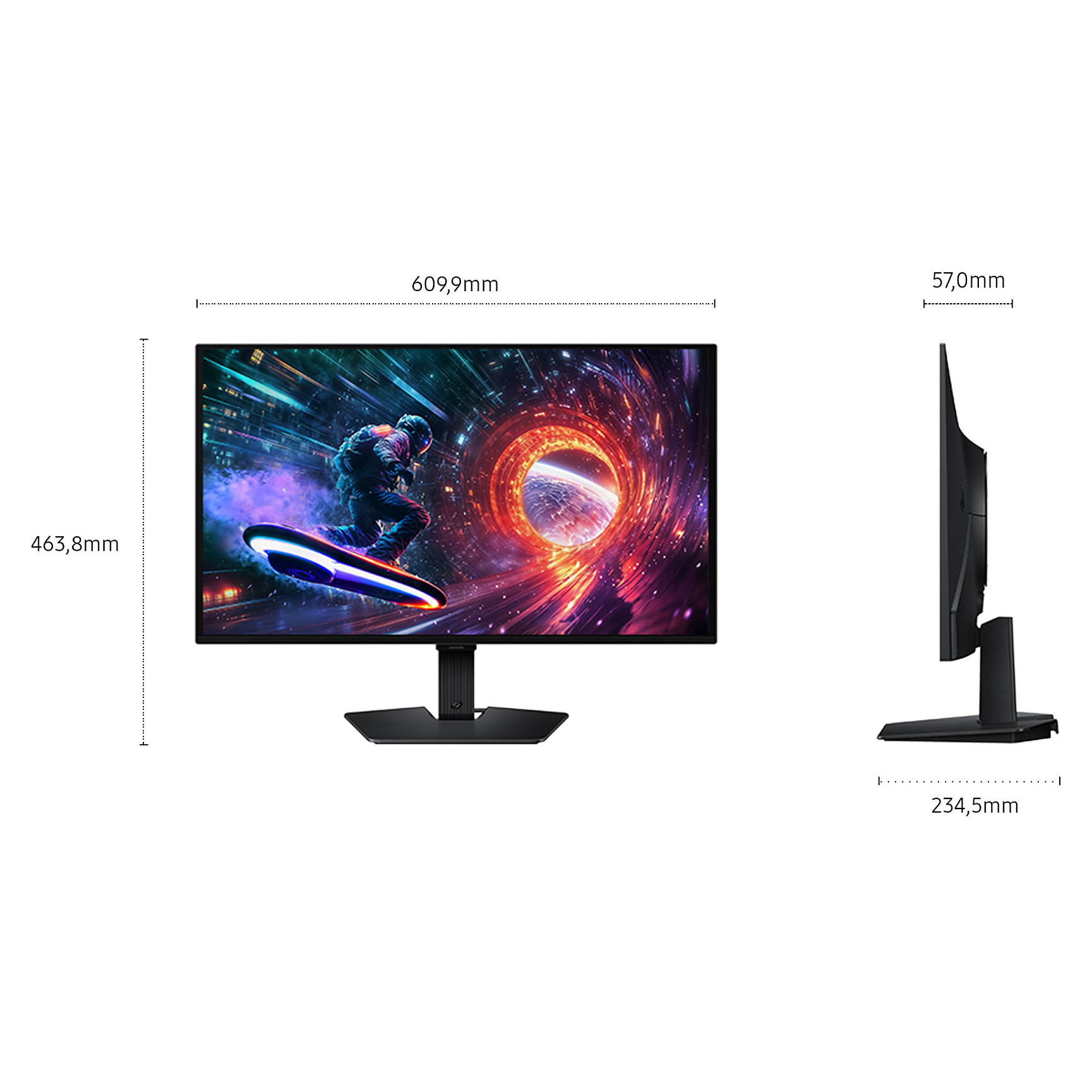 Monitor Gaming Samsung S27FG502EU / 27"/ Quad HD OLED / 180Hz / 0.03ms / HDMI+DP - Zezë - Figura 5