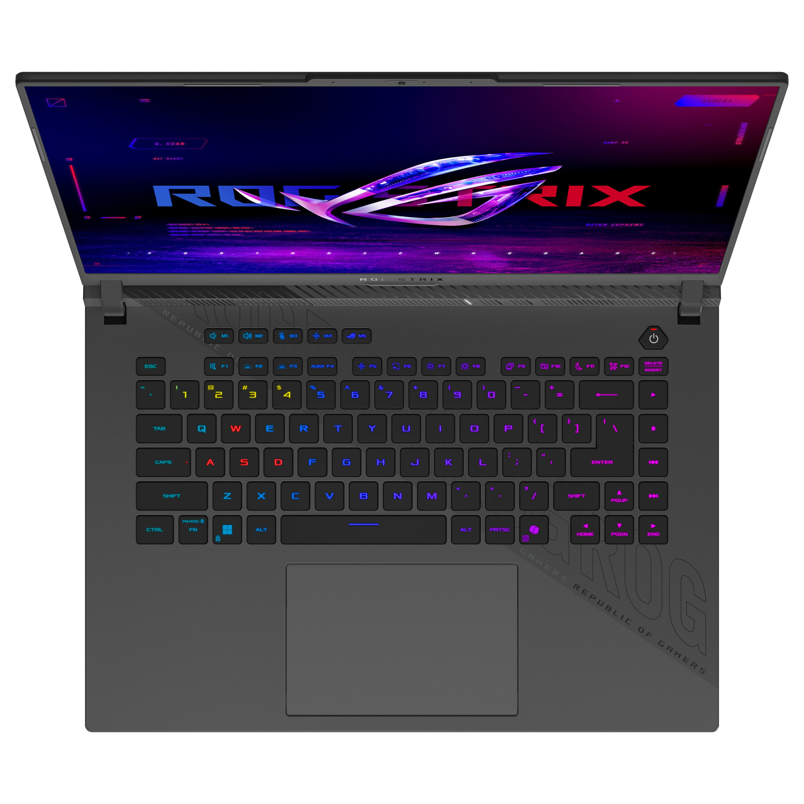 Laptop Gaming Asus ROG Strix G16 G614PP-RV114W / Ryzen 9 8940HX / 32GB DDR5 / 1TB / 16" WUXGA IPS-Level 165Hz / RTX 5070 8GB / DE- Gri - Figura 3