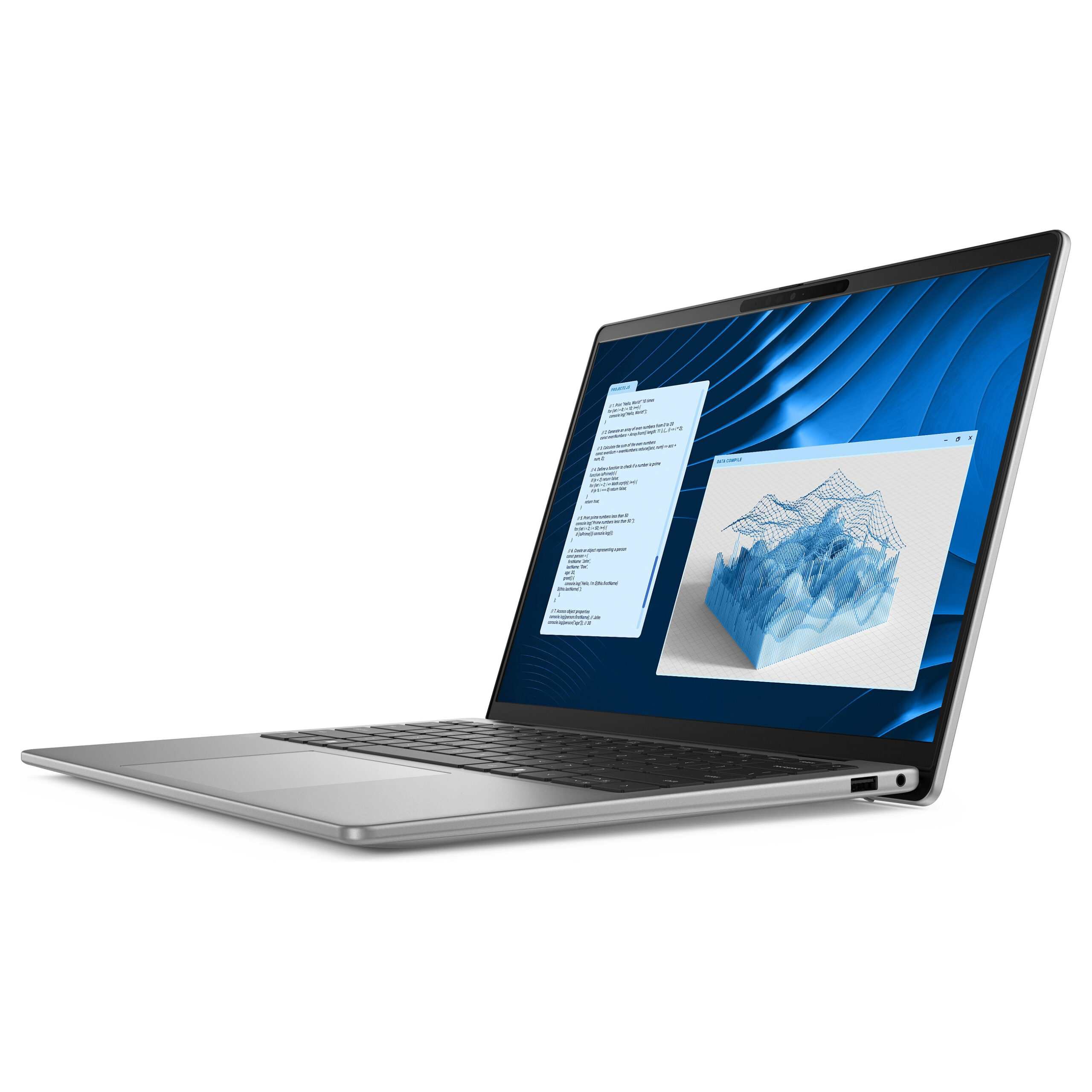 Laptop Dell Latitude 5455 / X1P-64-100 / 16GB LPDDR5x / 512GB / 14" Full HD+ WVA 60Hz / Qualcomm Adreno GPU / DE - Gri - Figura 3