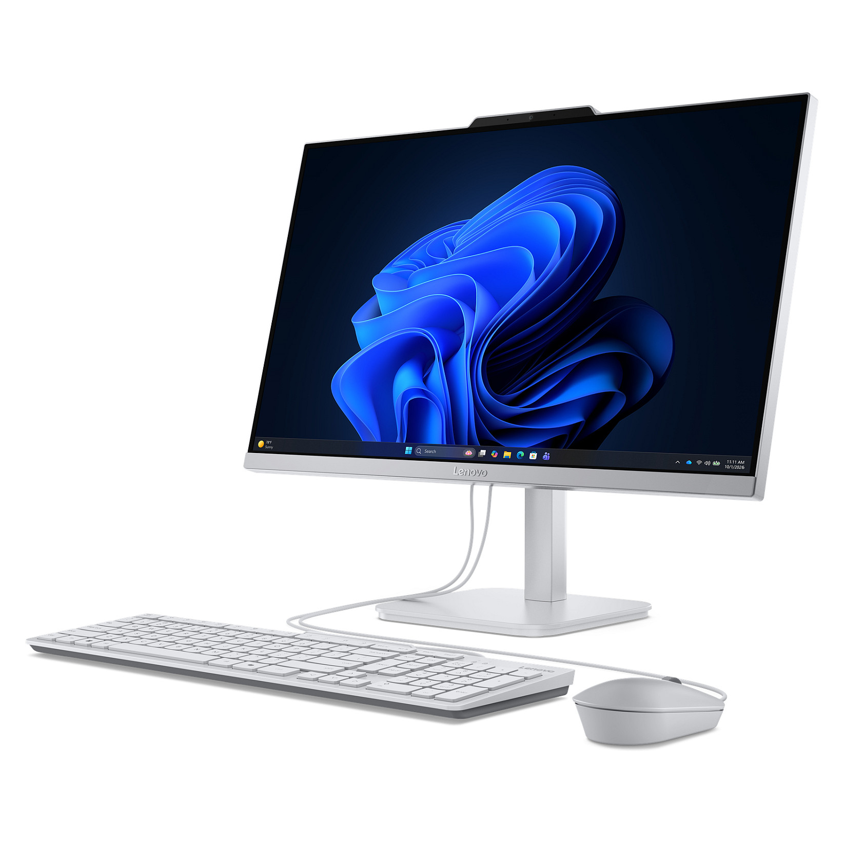 AIO Lenovo IdeaCentre A105 24 / Ryzen 5 40 / 8GB LPDDR5 / 512GB / 23.8" Full HD IPS / AMD Radeon 610M - Argjendi - Figura 2