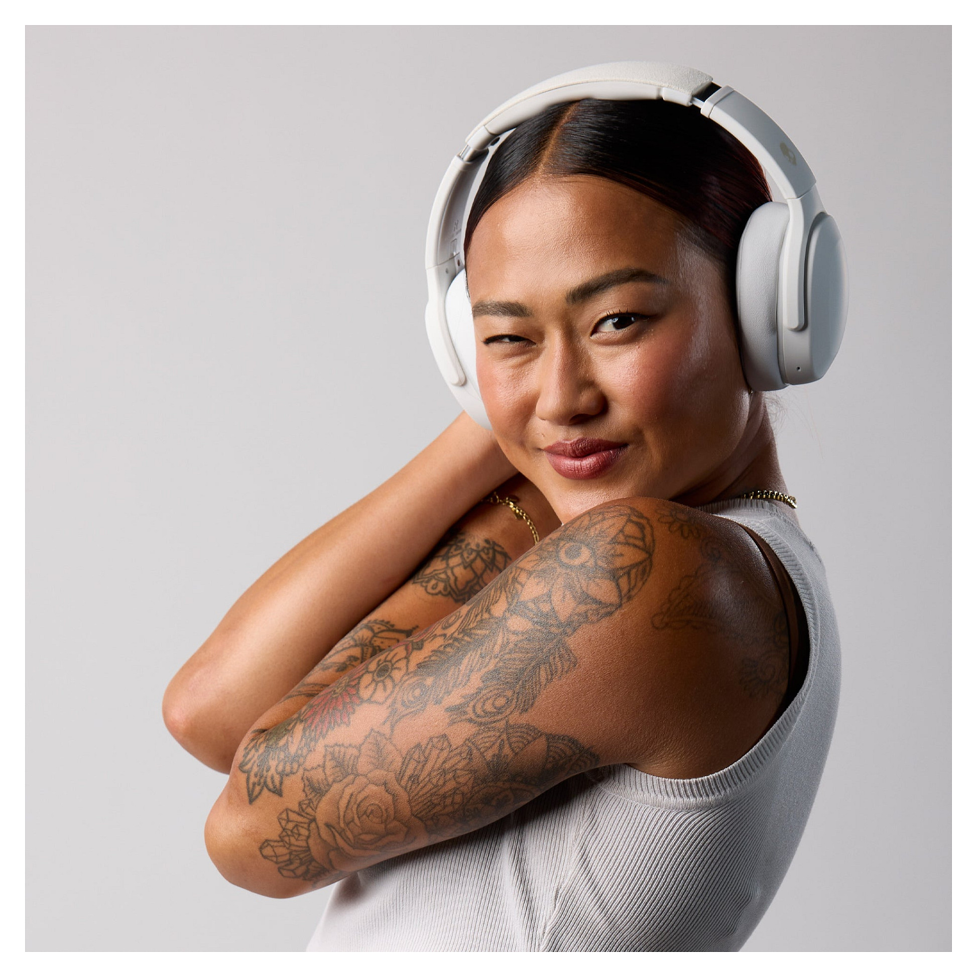 Kufje pa kabllo Skullcandy Crusher Evo - Bardhë - Figura 2