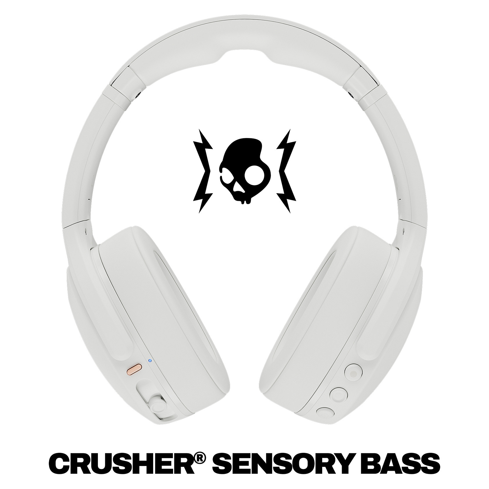 Kufje pa kabllo Skullcandy Crusher Evo - Bardhë - Figura 4