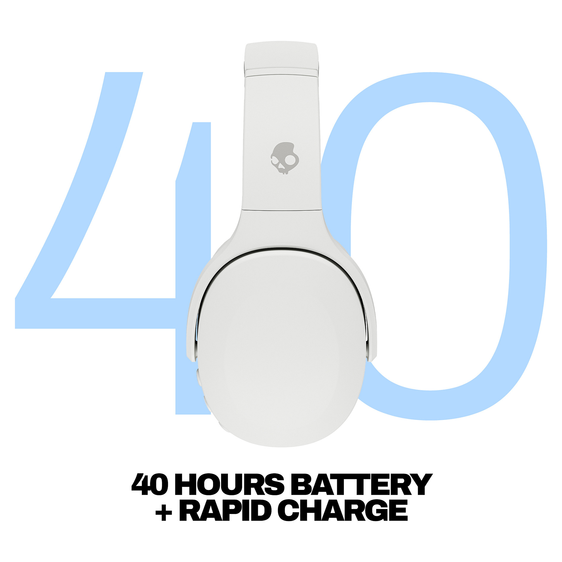 Kufje pa kabllo Skullcandy Crusher Evo - Bardhë - Figura 5