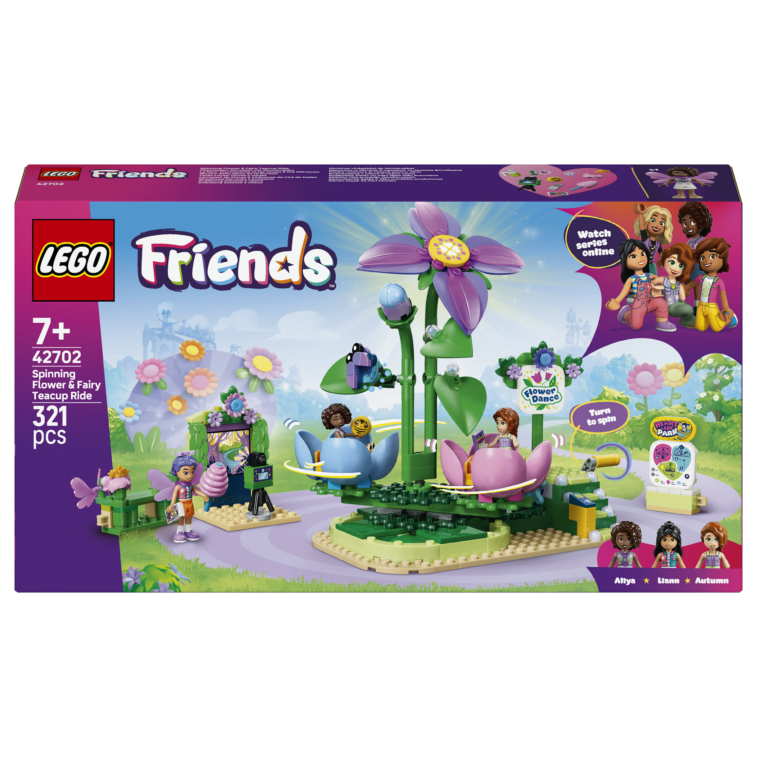 LEGO Spinning Flower and Fairy Teacup Ride 42702