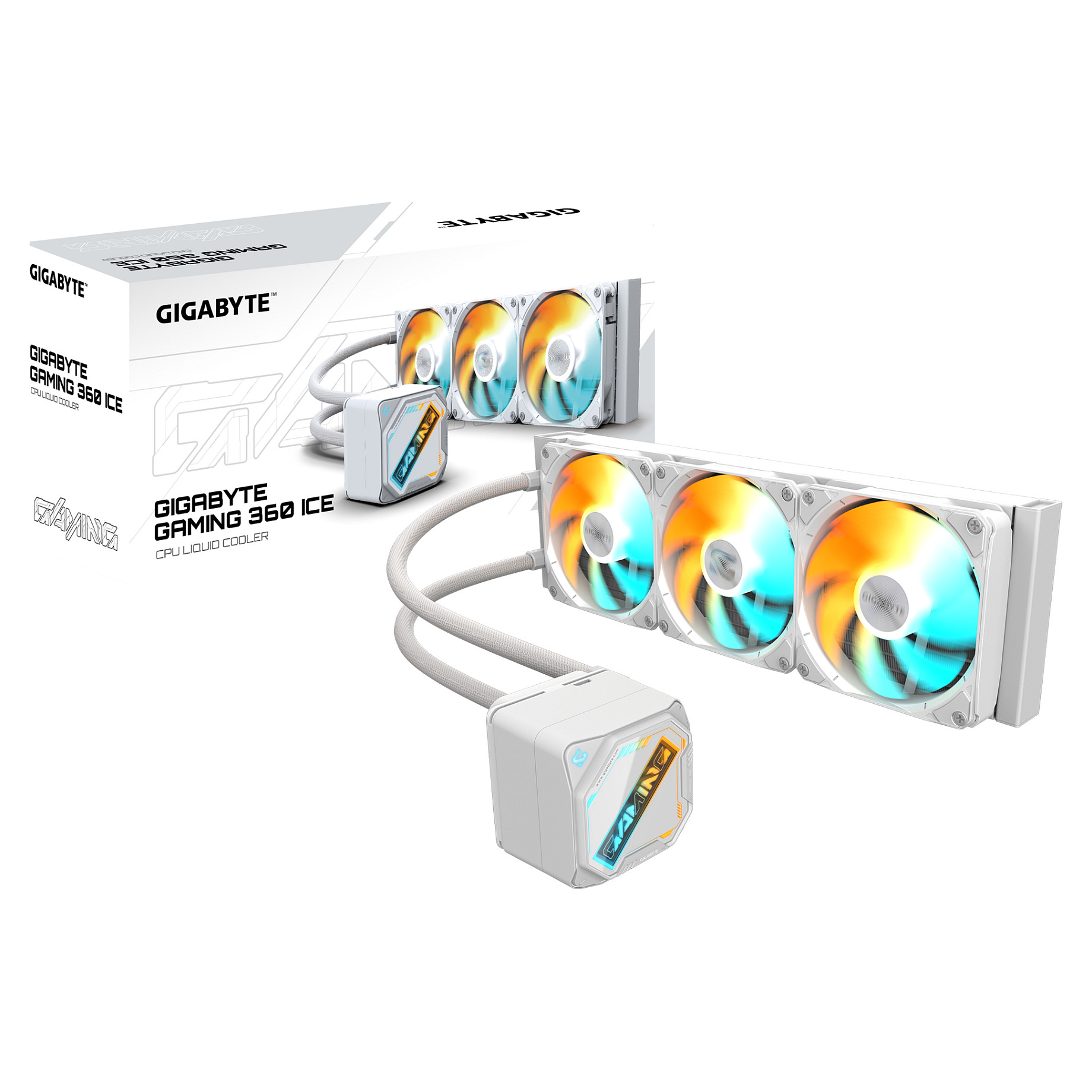 Ftohës për Procesor GIGABYTE GAMING 360 ICE – AiO Liquid Cooling / 360mm Radiator / ARGB - Figura 5