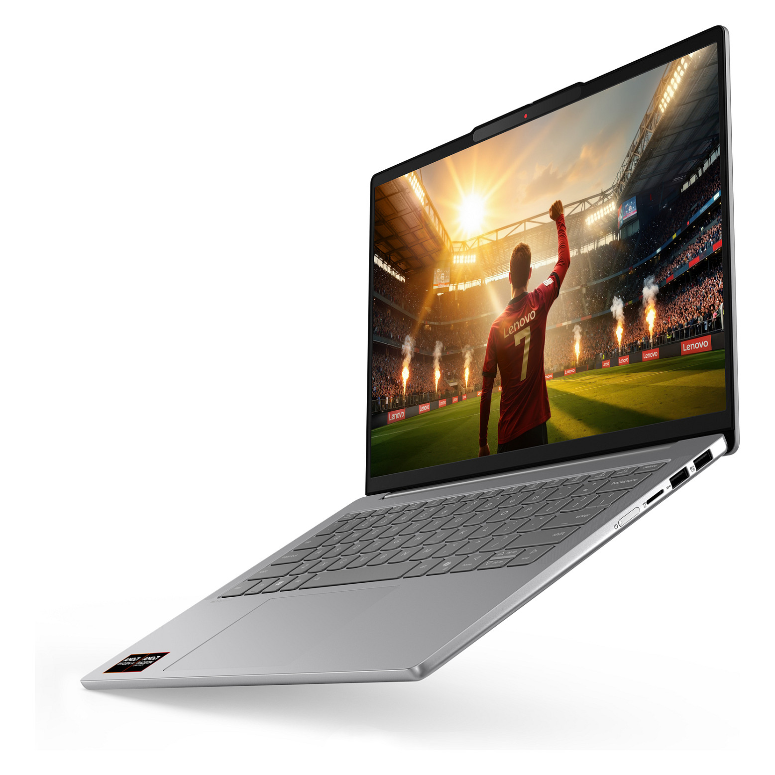 Laptop Lenovo IdeaPad Slim 5 14AGP11 / Ryzen AI 7 445 / 16GB DDR5 / 1TB / 14" WUXGA OLED 60Hz / AMD Radeon 840M / DE - Gri - Figura 3