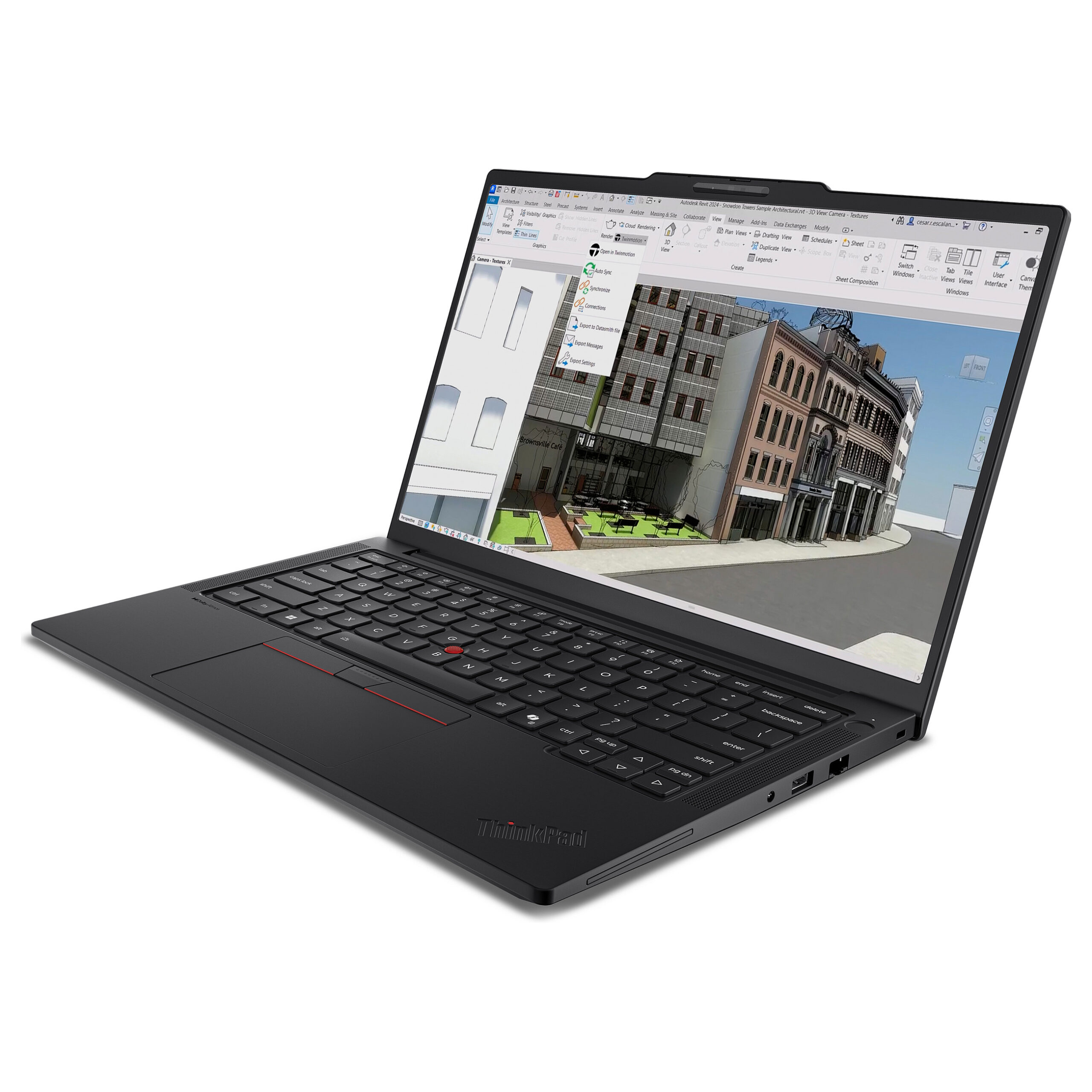 Laptop Lenovo ThinkPad P14s G7 / Ryzen AI 7 PRO 450 / 32GB DDR5 / 512GB / 14" WUXGA IPS / AMD Radeon 860M / DE- Zezë - Figura 5