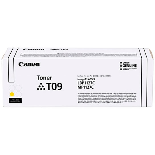 Toner Canon T09Y / 3017C006 deri në 5.900 faqe – Verdhë