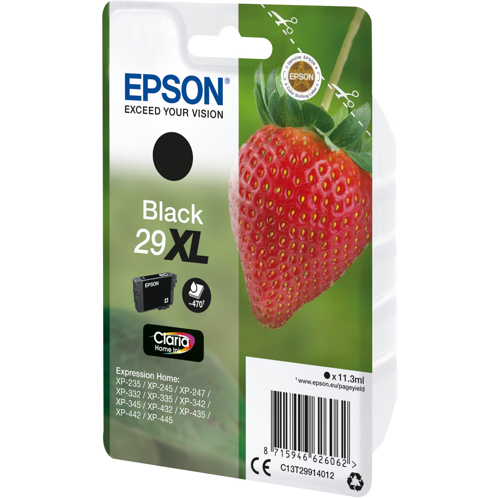 INK Epson C13T29914012 deri në 470 faqe sipas ISO/IEC 24711 - Zezë - Figura 2