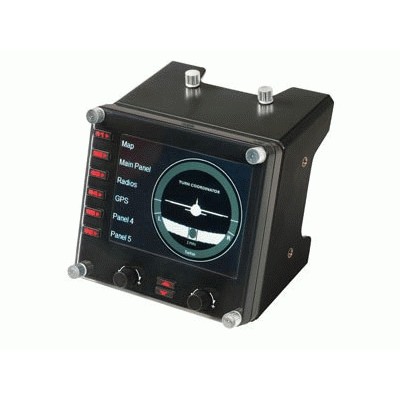Kontroller Logitech Pro Flight Instrument Panel PC me kabllo / e zezë - Figura 2