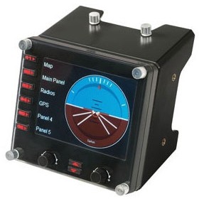 Kontroller Logitech Pro Flight Instrument Panel PC me kabllo / e zezë - Figura 5