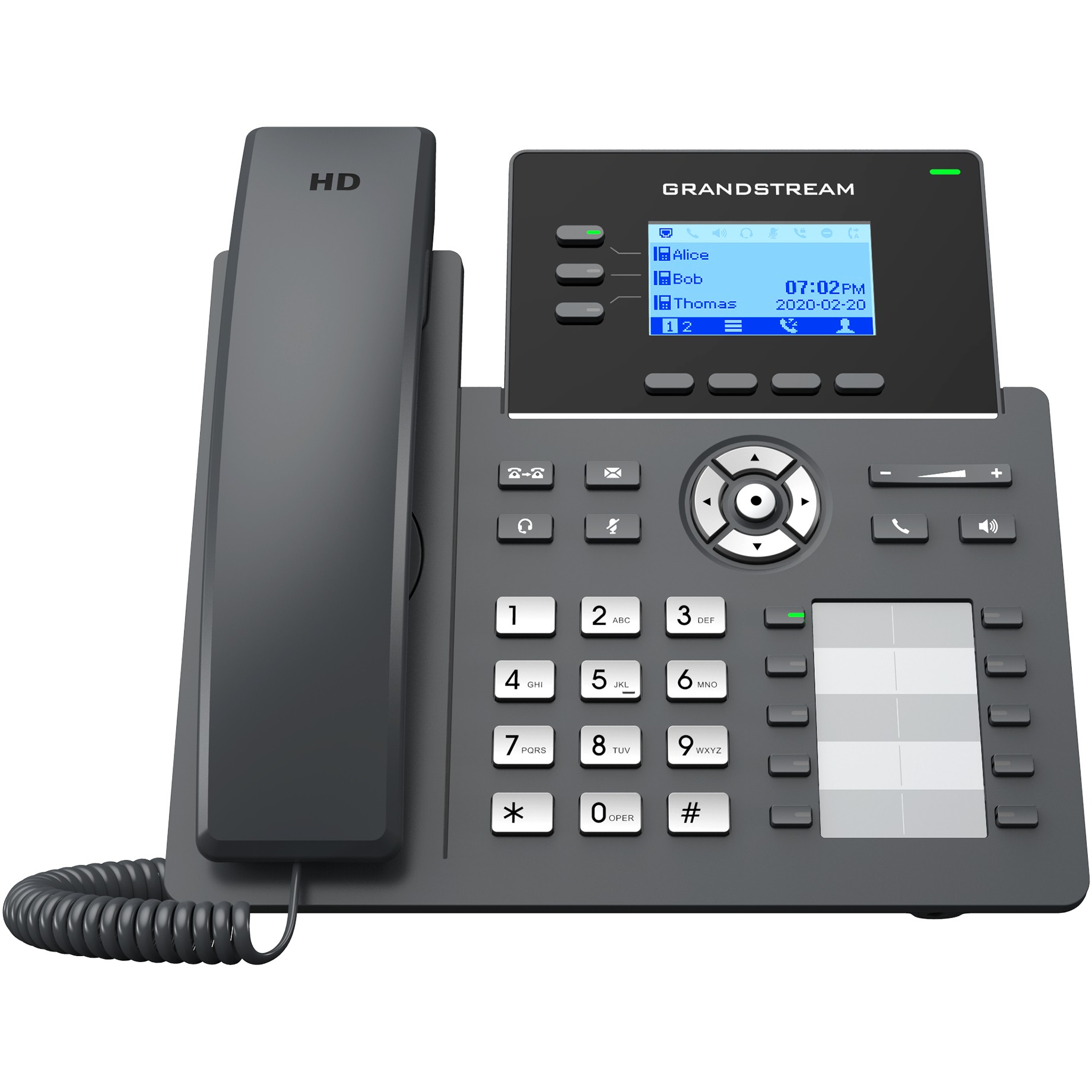VoIP Grandstream GRP2604P / 3 linja / 2000 kontakte / i zi