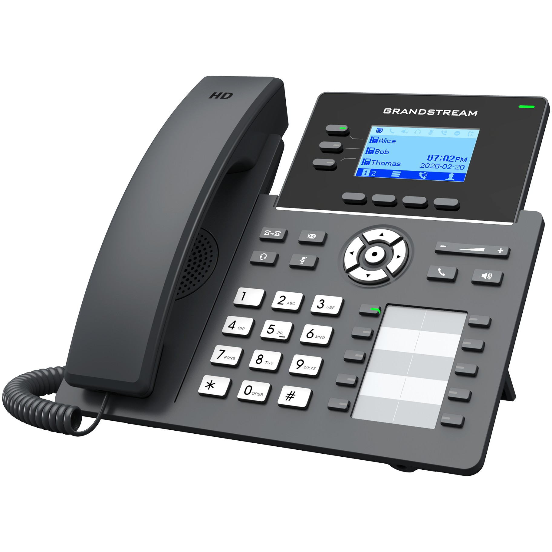 VoIP Grandstream GRP2604P / 3 linja / 2000 kontakte / i zi - Figura 2