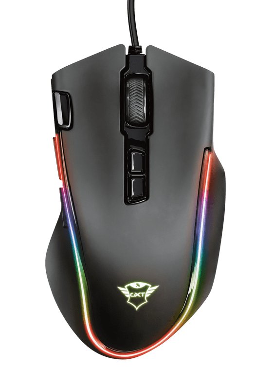 Maus Gaming Trust GXT188 Laban / 100-15.000 DPI / 125-1000Hz / 300 IPS / USB 2.0 / 1.8m / RGB / I zi - Figura 2