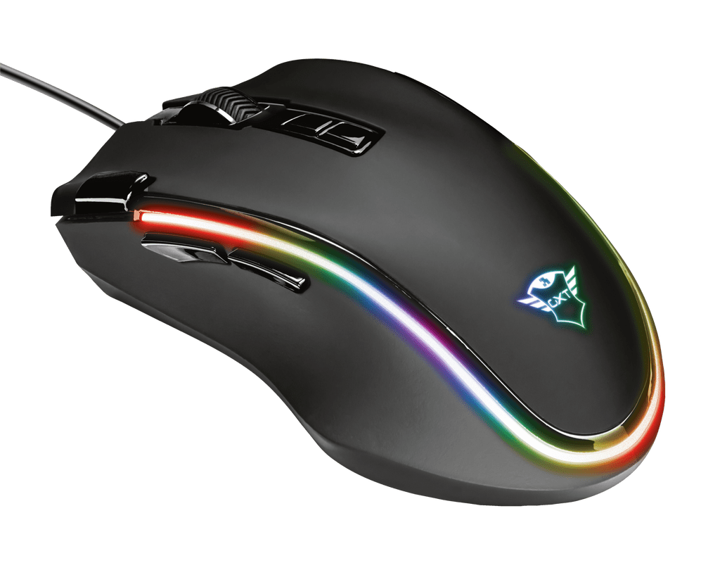 Maus Gaming Trust GXT188 Laban / 100-15.000 DPI / 125-1000Hz / 300 IPS / USB 2.0 / 1.8m / RGB / I zi - Figura 4