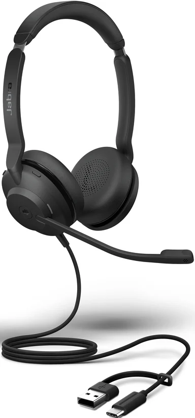 Kufje me kabllo Jabra Evolve2 30 SE / MS / USB-A & USB-C - Zezë - Figura 2