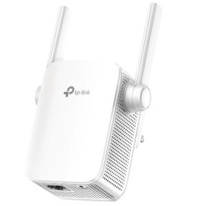Wi-Fi Range Extender TP-Link AC750 / Wall Plugged / 433Mbps në 5GHz dhe 300Mbps në 2.4GHz / 1× 10/100Mbps Ethernet Port (RJ45) / 2 x external antenna / 100-240V / 50/60Hz / I bardhë