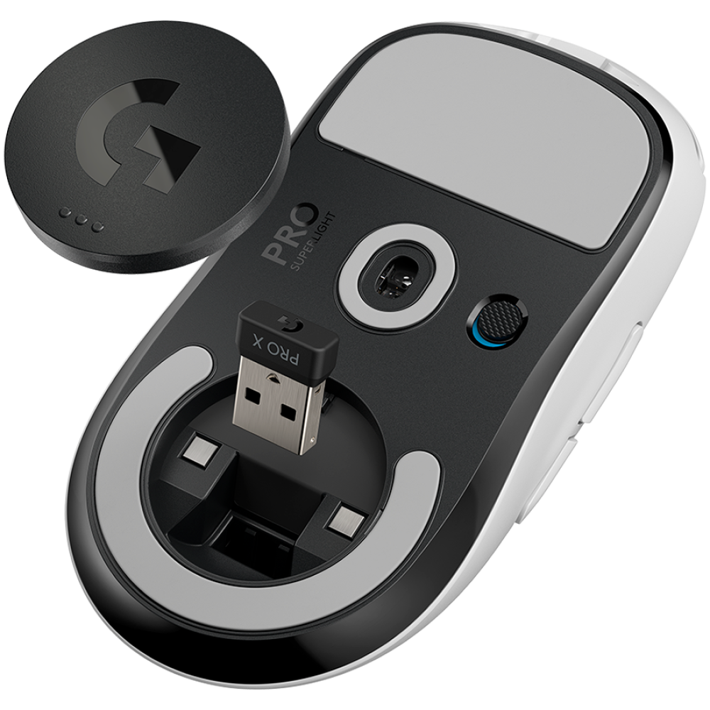 Maus Gaming Logitech Pro X Superlight Lightspeed Wireless - Bardhë - Figura 4
