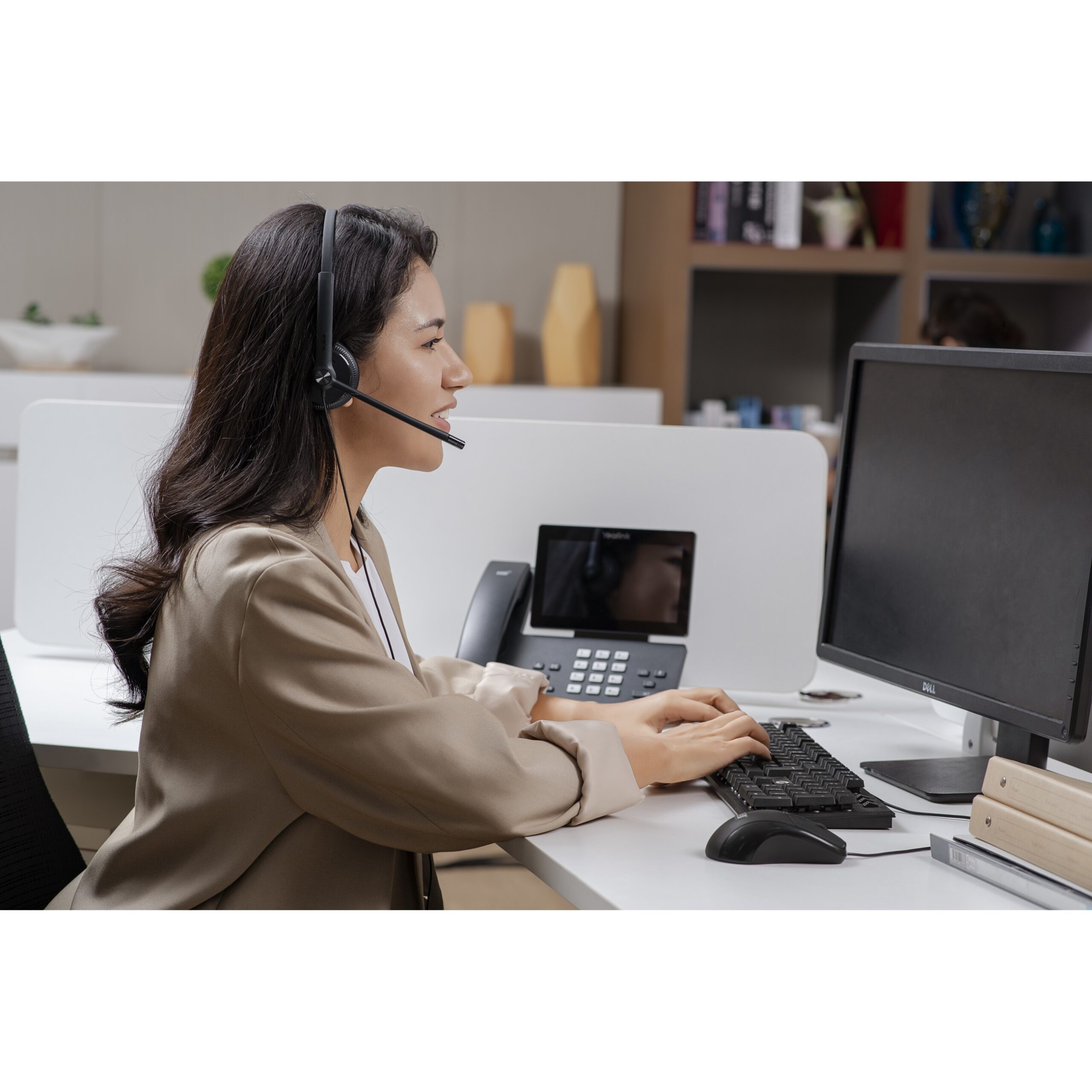 Kufje me kabllo Yealink UH34 Mono Microsoft Teams USB-Headset - Figura 4