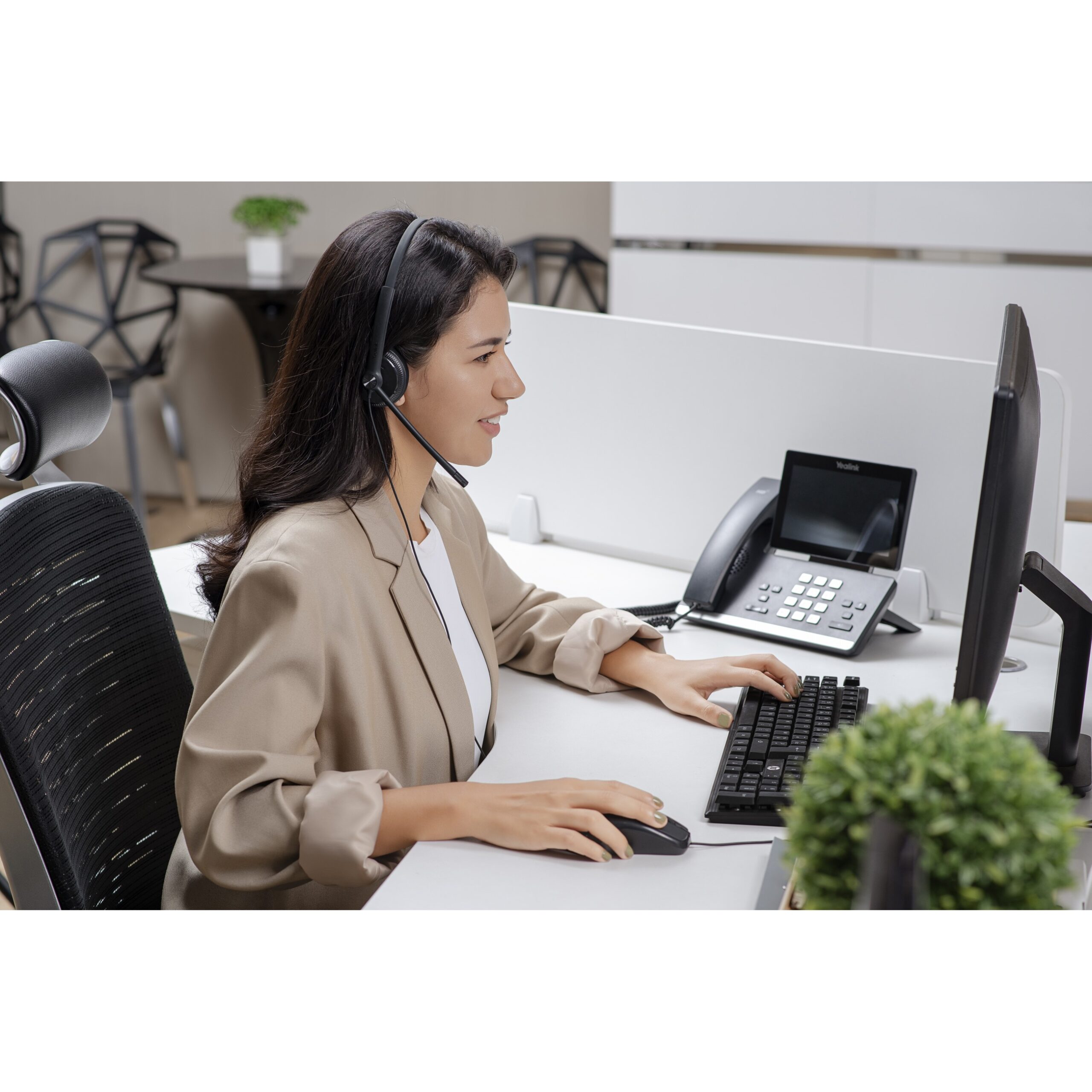 Kufje me kabllo Yealink UH34 Mono Microsoft Teams USB-Headset - Figura 5