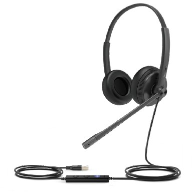 Kufje me kabllo Yealink UH34 Dual UC USB-Headset
