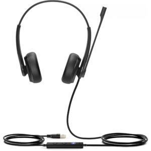 Kufje me Kabllo Yealink UH34 / Dual / Microsoft Teams / USB - Zezë