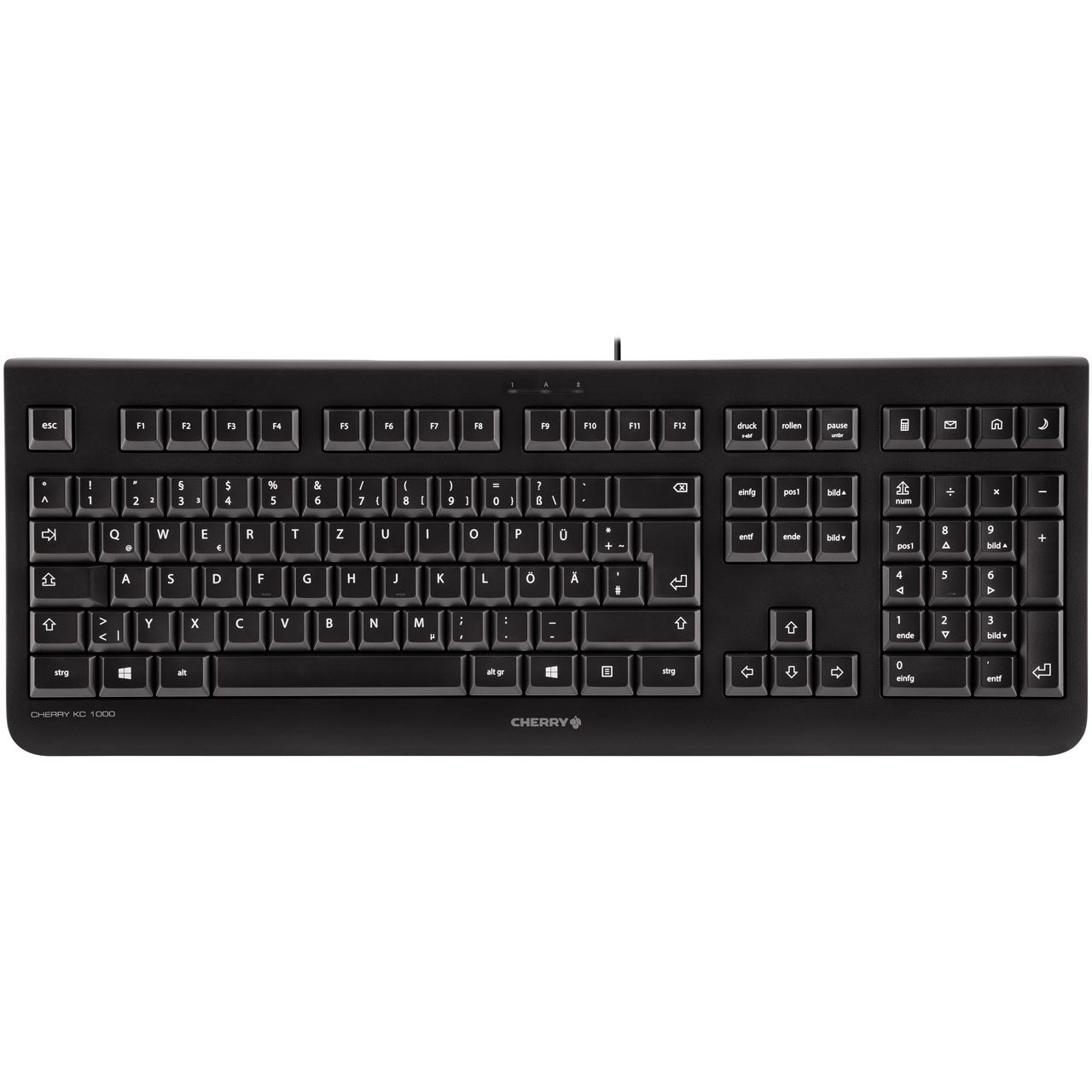Tastierë Me kabllo CHERRY KC 1000 / Nordic Layout – Zezë