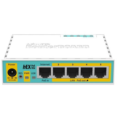 MikroTik RB750UPr2 (hEX PoE lite) – 5× Fast Ethernet Router with Passive PoE-Out, USB 2.0, RouterOS - Figura 2
