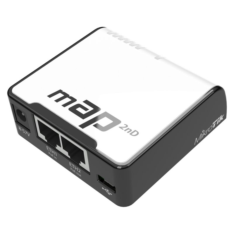 Access Point Wi-Fi MikroTik RBmAP2nD - Bardhë - Figura 2