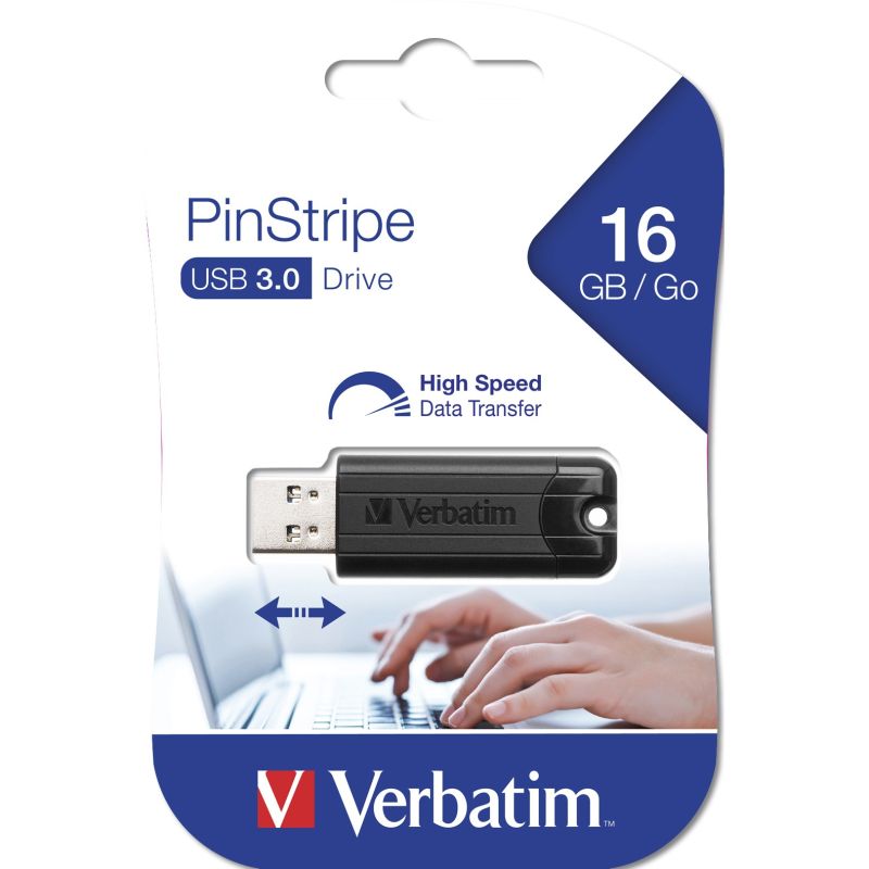 USB Flash Drive Verbatim Store'n'Go PinStripe / 16GB / 3.2 – Zezë - Figura 3