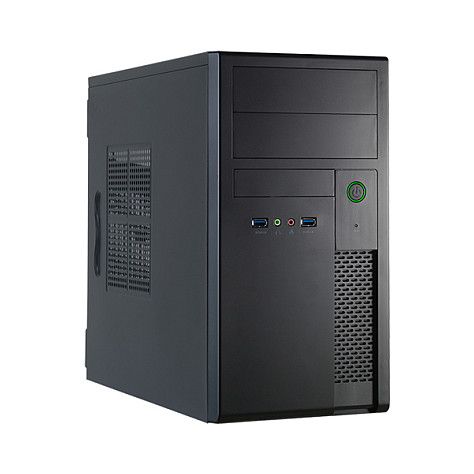 Kasë Mini Chieftec Mesh Serie XT-01B-350GPB / 350W - Zezë - Figura 2