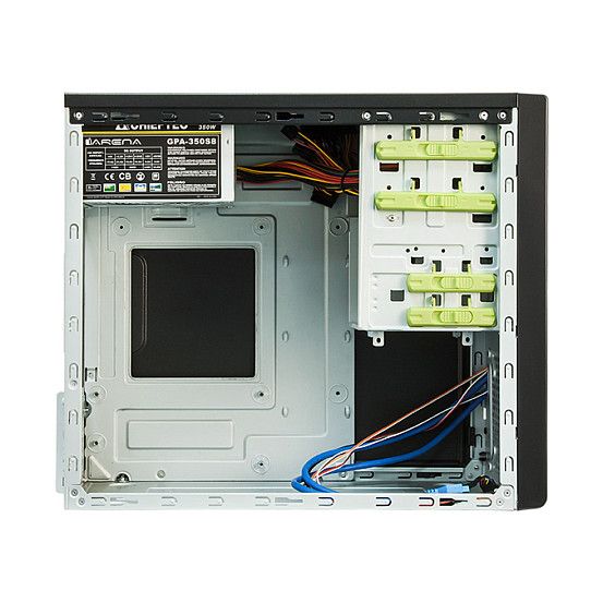 Kasë Mini Chieftec Mesh Serie XT-01B-350GPB / 350W - Zezë - Figura 5