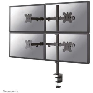 Mbajtëse për Monitor Neomounts FPMA-D550D4BLACK mbajtëse tavoline e lëvizshme për 4 ekrane 13"-32" - E zezë