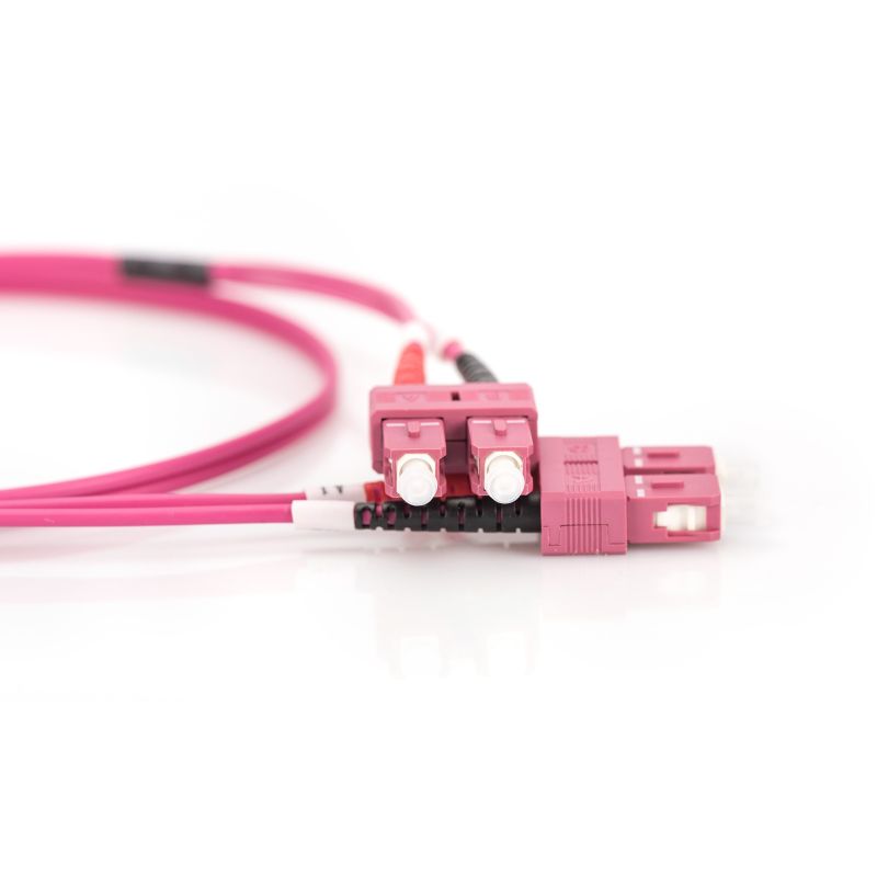 Kabllo për Rrjet DIGITUS LWL Patch SC–SC 2.00m Multimode Duplex OM4 - Figura 2