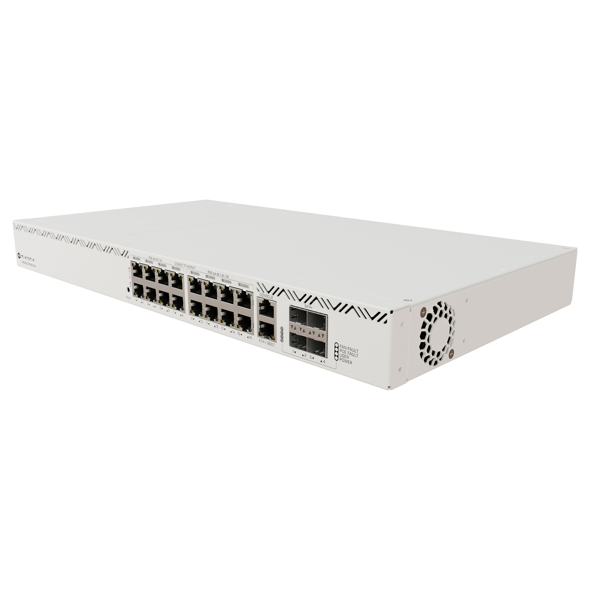 MikroTik CRS320-8P-8B-4S+RM 17-Port Gigabit PoE++ Switch | 8x PoE+, 8x PoE++, 4x 10G SFP+ | Rackmount