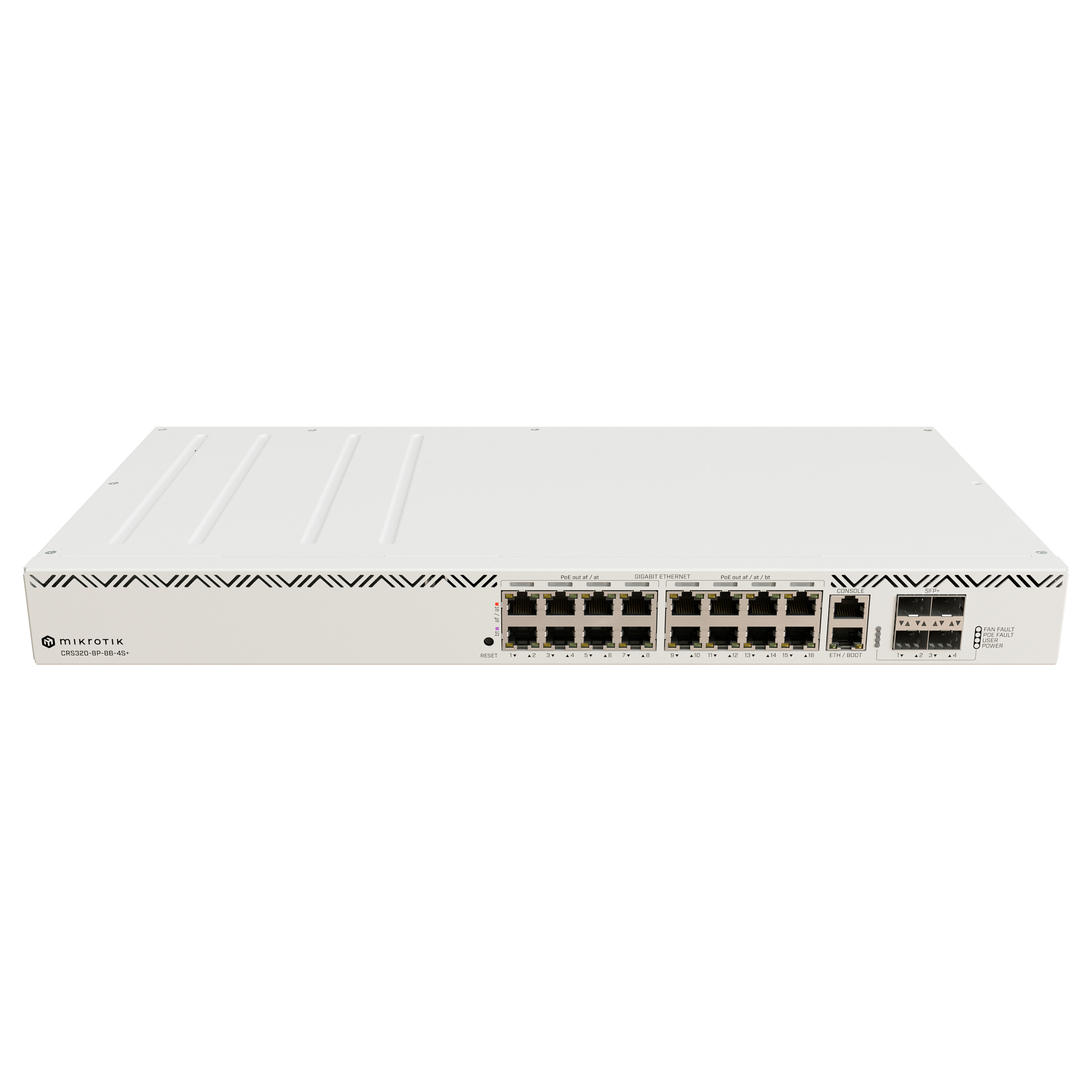 MikroTik CRS320-8P-8B-4S+RM 17-Port Gigabit PoE++ Switch | 8x PoE+, 8x PoE++, 4x 10G SFP+ | Rackmount - Figura 3