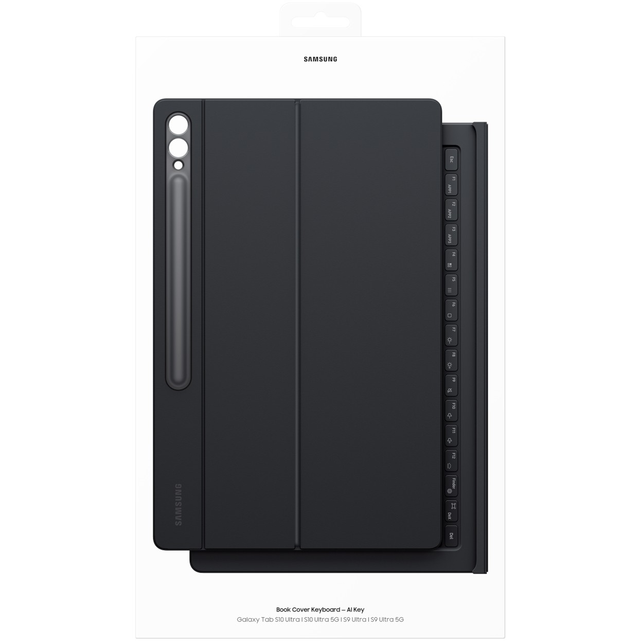 Aksesorë për tablet Samsung Book Cover Keyboard për Tab S10 Ultra/S9 Ultra të zezë - Figura 3