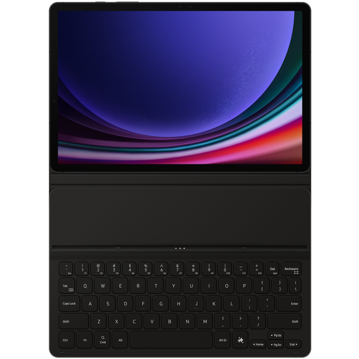 Aksesorë për tablet Samsung Galaxy Tab S9 / S9 FE / Slim Book Cover Keyboard - Zezë - Figura 3