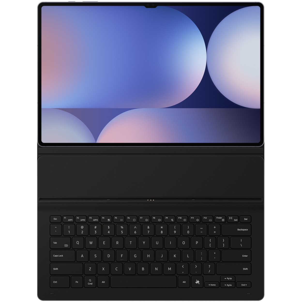 Mbrojtëse me tastierë për Samsung Tab S10 / S9 Ultra, e zezë - Figura 3