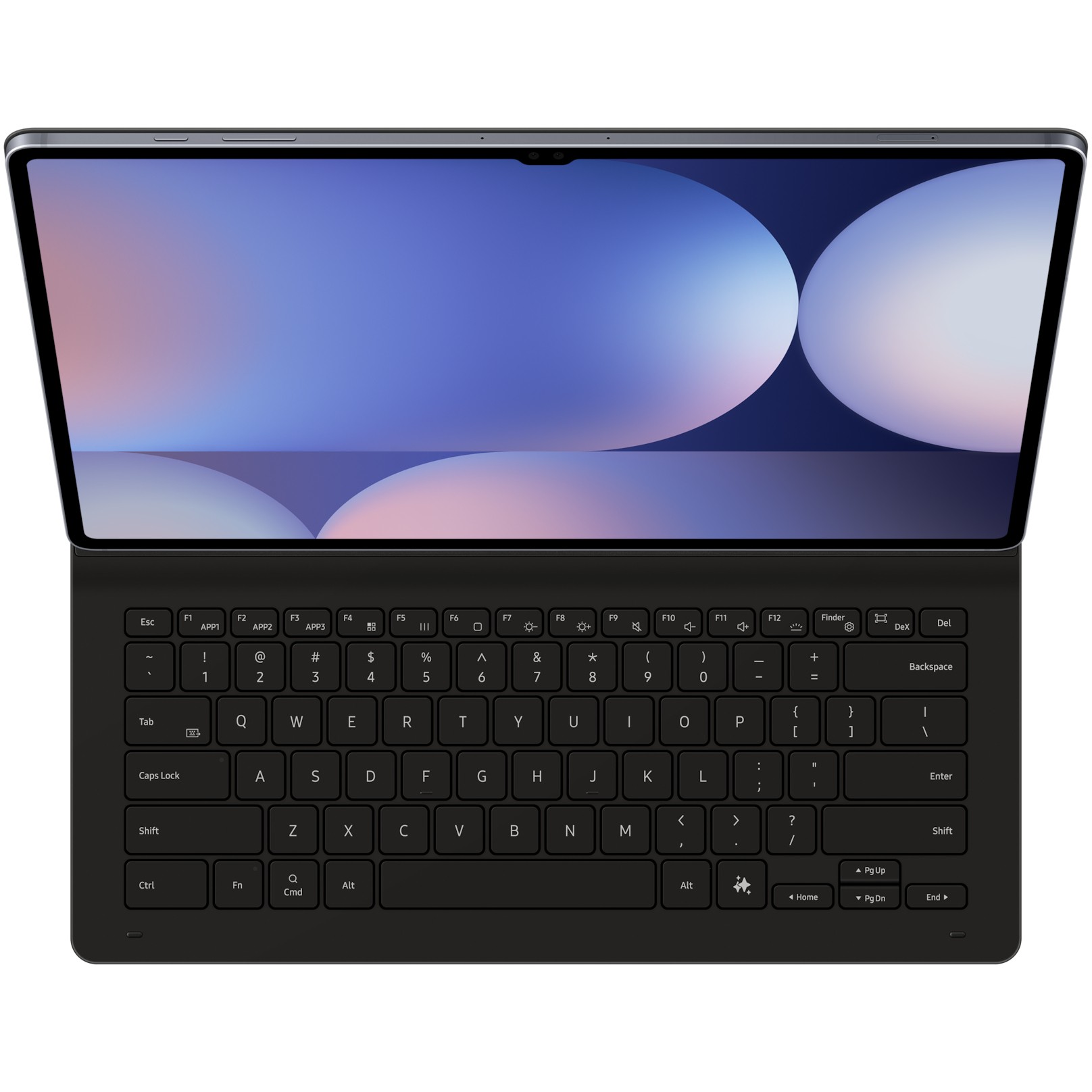Mbrojtëse me tastierë për Samsung Tab S10 / S9 Ultra, e zezë - Figura 4