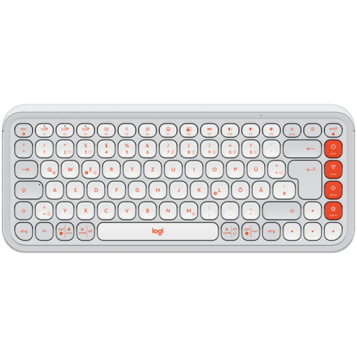 Tastierë Pa kabllo Logitech POP Keys Wireless Mechanical Keyboard - Bardhë - Figura 2