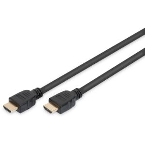 Kabllo HDMI Digitus Ultra High-Speed (ST-ST), 5m, e zezë