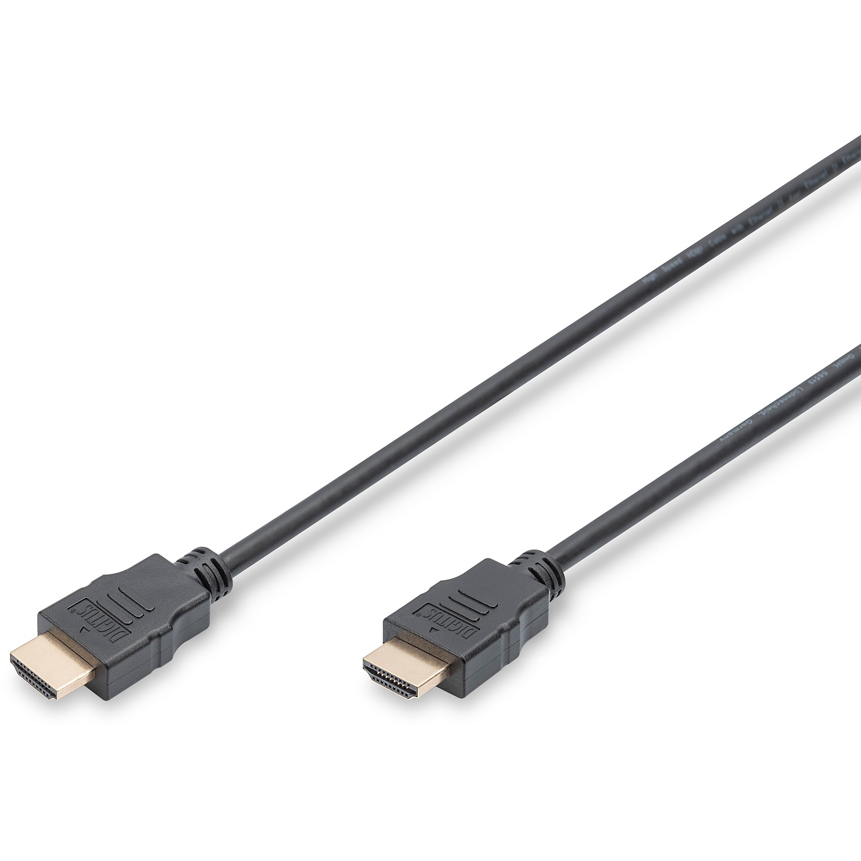 Kabllo HDMI High Speed DIGITUS / me Ethernet / 5m - Zezë